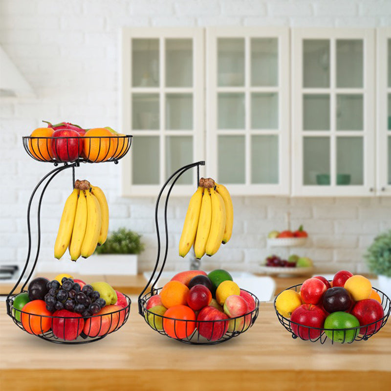 001-ZJGL-001 Nordic Double Layer Fruit Tray Snack Storage Basket (BPA Free, No FDA) 001-ZJGL-001 Nordic Double Layer Fruit Tray Snack Storage Basket (BPA Free, No FDA)